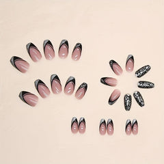 24 pcs Leopard Y2K Press On Nails Halloween Nails