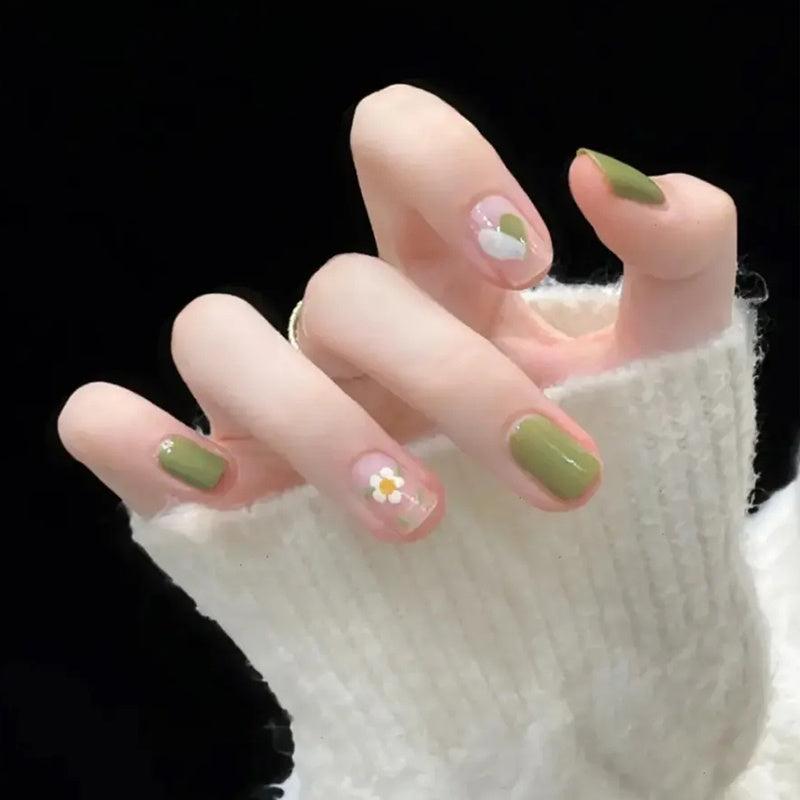 3D Glossy Nail Strips Adhesive Nail Polish Stickers DIY Nail Art Decals