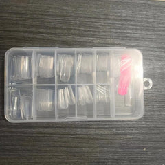 120pcs Soft Gel Nail Tips Clear Acrylic Nail Tips Pre-shaped False Nail Tips