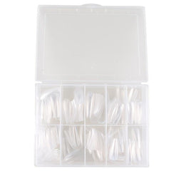 Long Clear Acrylic Coffin Nails for DIY & Salon Use