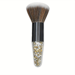 Blush Brush Chunky Handle Nail Art Dust Powder Remover Brush