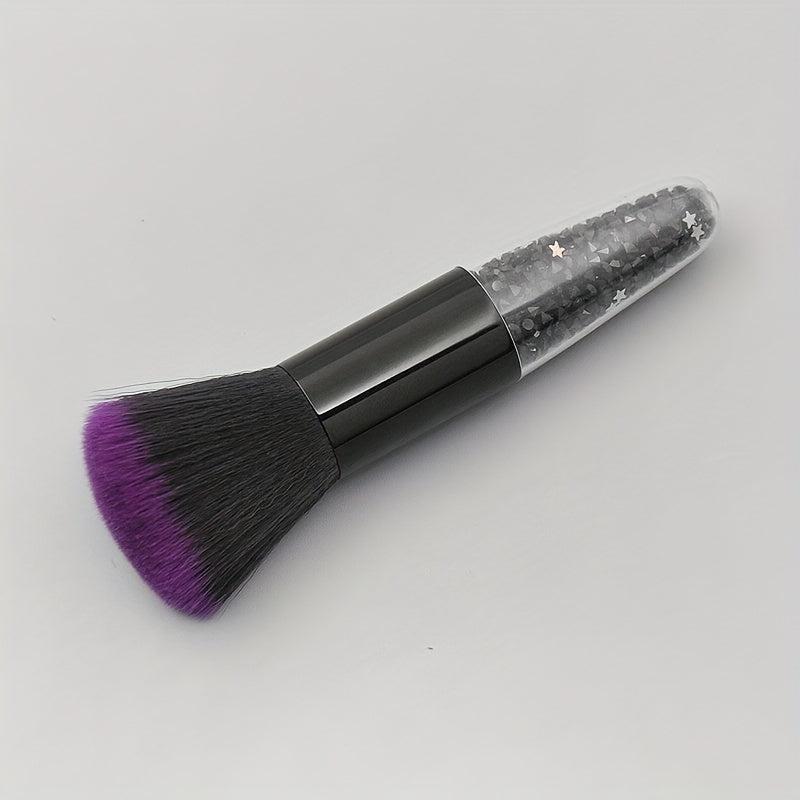 Blush Brush Chunky Handle Nail Art Dust Powder Remover Brush