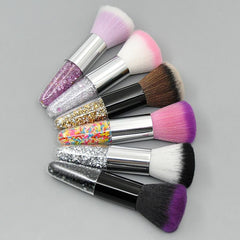 Blush Brush Chunky Handle Nail Art Dust Powder Remover Brush