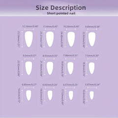 24pcs Golden Glitter Swirl Press On Nails Almond Shape Abstract False Nails