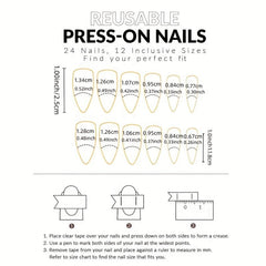 120 Clear Almond-Shaped Gel Nail Tips
