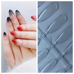 120 Clear Almond-Shaped Gel Nail Tips