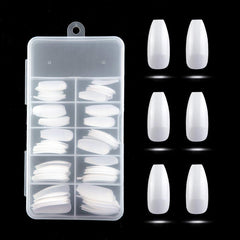 100 Pcs Press On False Nails Ballet Full Length DIY Nail Enhancement