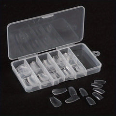 100 Pcs Press On False Nails Ballet Full Length DIY Nail Enhancement