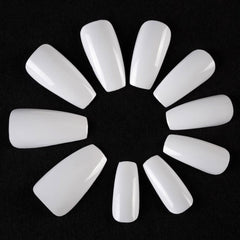 100 Pcs Press On False Nails Ballet Full Length DIY Nail Enhancement