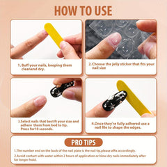 10pcs 3D Bear Heart Bow Press On Nails Glossy Long Coffin Shape Nude False Nails