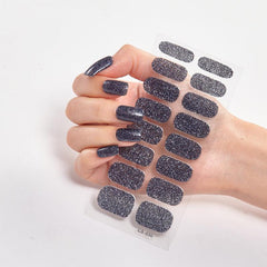 16Pcs Nail Polish Nail Decoration DIY Powder Sequins Glitter Nail Sticker