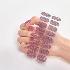 16Pcs Nail Polish Nail Decoration DIY Powder Sequins Glitter Nail Sticker