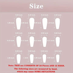 Y2K Pink Medium Press On Nails Long Acrylic False Nails With Rose Pink Flame Tip