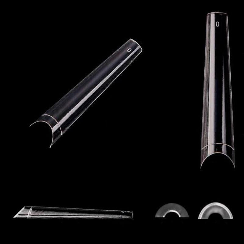 600 pcs Clear Long Coffin Nails Tips for Acrylic & Press On