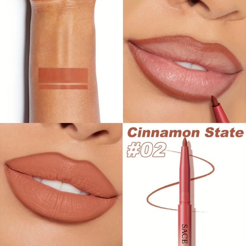 SACE LADY Velvet Mousse Lip Liner & Brush - Highly Pigmented Lip Makeup