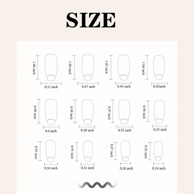 24 pcs Nude Coffin Ballerina Press On Nails with Butterfly Glitter False Nails