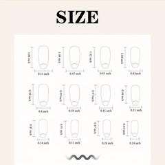 24 pcs Nude Coffin Ballerina Press On Nails with Butterfly Glitter False Nails