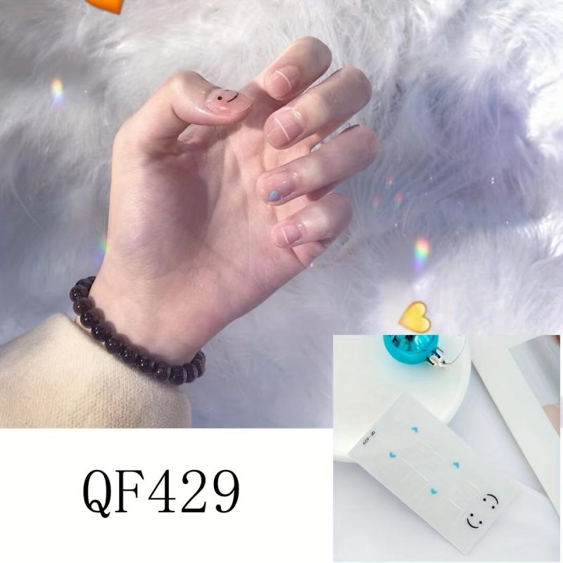 14 Pcs Sheet Minimalist Nail Strips Full Wrap Nail Polish