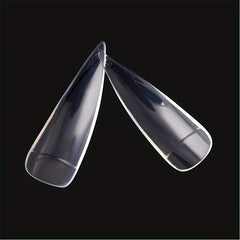 500pcs Clear Soft Gel Nail Tips Pre-shaped False Nail Tips for Manicure Tools