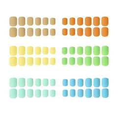 Matte Short Square Press On Nails 288pcs