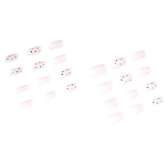 24pcs Matte Press On Nails with Glue for Nail Art - Long Lasting False Nails
