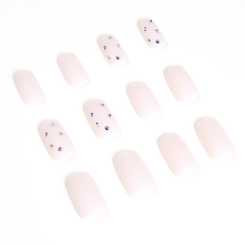 24pcs Matte Press On Nails with Glue for Nail Art - Long Lasting False Nails