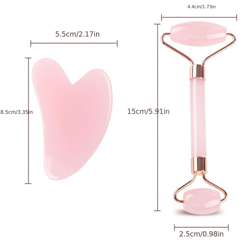 Facial Roller & Gua Sha Set - Beauty Tool for Anti-Aging & Wrinkle Reduction