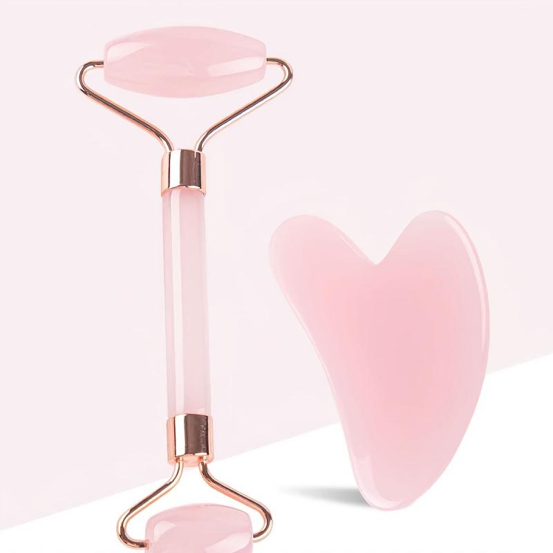 Facial Roller & Gua Sha Set - Beauty Tool for Anti-Aging & Wrinkle Reduction