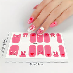 Summer Nail Strips Self-Adhesive Art Decal Full Wraps DIY Polish Sticker