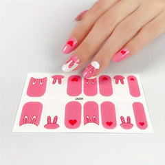 Summer Nail Strips Self-Adhesive Art Decal Full Wraps DIY Polish Sticker