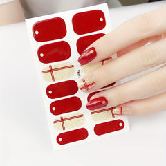 Summer Nail Strips Self-Adhesive Art Decal Full Wraps DIY Polish Sticker