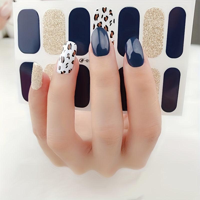 Summer Nail Strips Self-Adhesive Art Decal Full Wraps DIY Polish Sticker