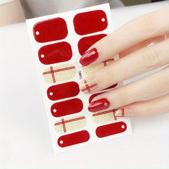 Summer Nail Strips Self-Adhesive Art Decal Full Wraps DIY Polish Sticker