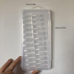 Soft Gel Nail Tips Clear Acrylic Nail Tips Medium Almond Shaped False Nail Tips