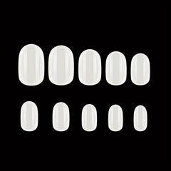 Clear Acrylic Press On Nail Tips Short & Medium Length Full Coverage