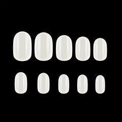 Clear Acrylic Press On Nail Tips Short & Medium Length Full Coverage