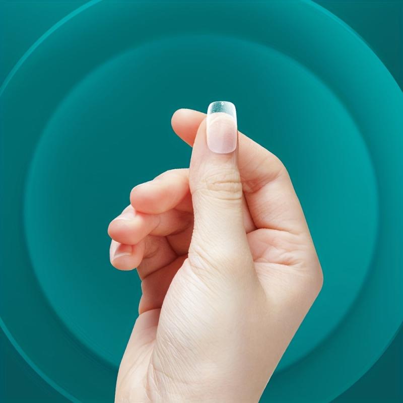 240pcs Matte Gel Nail Tips Medium Oval False Nail Tips