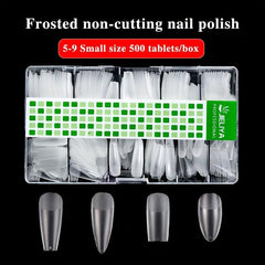 Matte Clear Soft Gel Nail Tips Pre-shaped False Nail Tips for Nail Extension