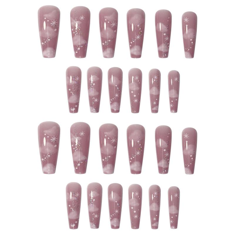 Ballet Nude Cloud Nail Patch Manicure Kit