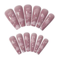 Ballet Nude Cloud Nail Patch Manicure Kit