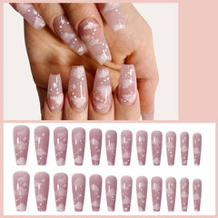 Ballet Nude Cloud Nail Patch Manicure Kit