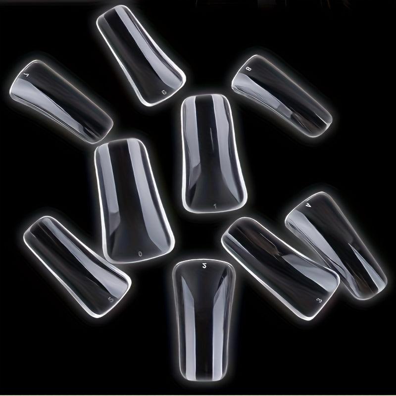 120pcs Duck Nail Tips for Acrylic Clear Nails Y2K with Box