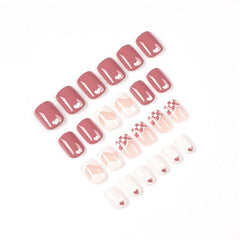 Pink Glossy Acrylic Coffin Nails Stylish