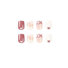 Pink Glossy Acrylic Coffin Nails Stylish