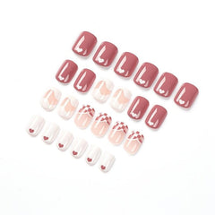 Pink Glossy Acrylic Coffin Nails Stylish