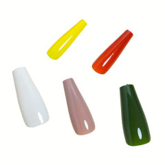 288 Pcs Long Ballerina False Nails Matte Glossy Autumn Winter Press on Nails