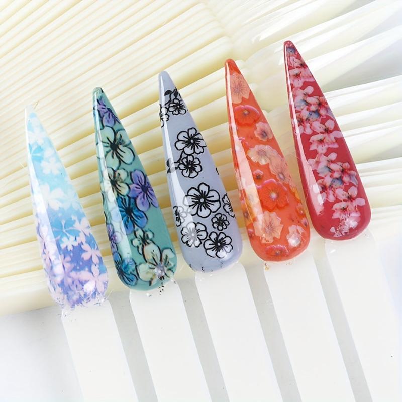 50pcs Fan-shaped Nail Polish Display Board Stiletto Nail Sticks