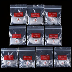 500pcs Clear Acrylic Nail Tips Medium Ballerina Half Cover False Nail Extension