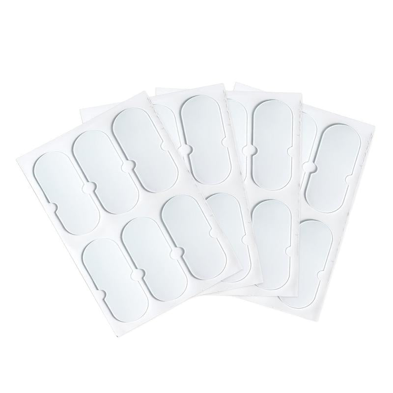 24pcs Transparent Silicone Ear Stickers for Cosmetic Adhesion