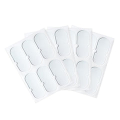 24pcs Transparent Silicone Ear Stickers for Cosmetic Adhesion